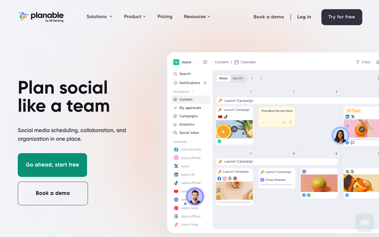 Planable screenshot