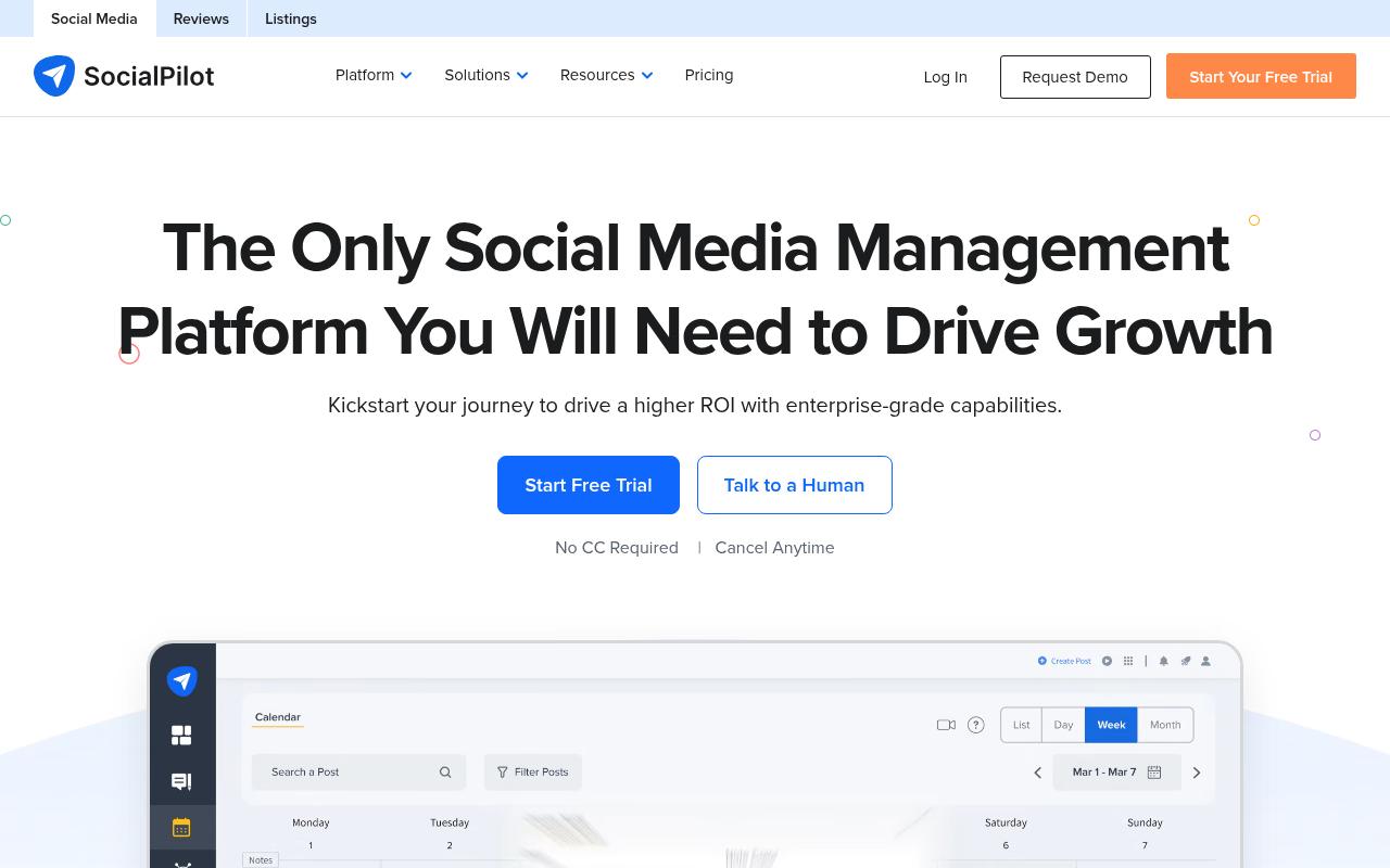 SocialPilot screenshot