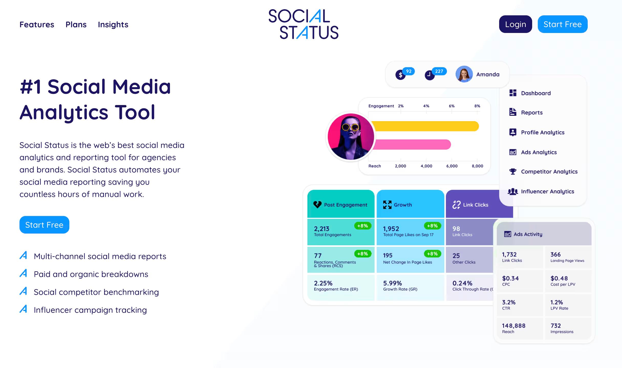 social status homepage