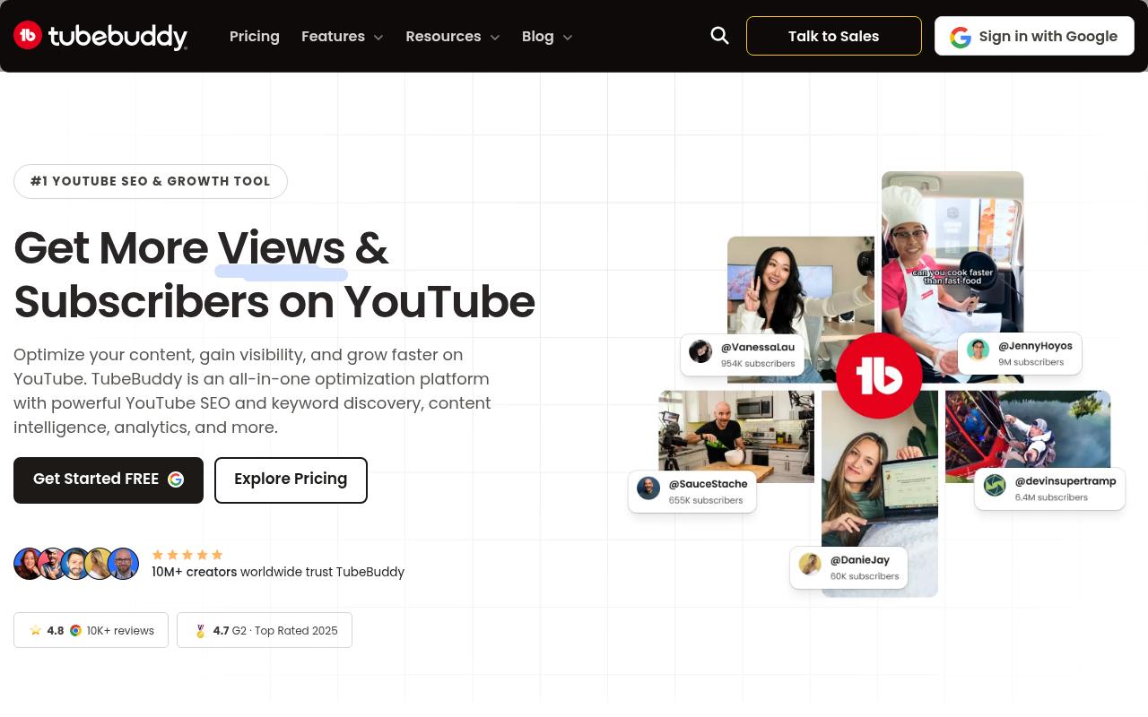 TubeBuddy screenshot