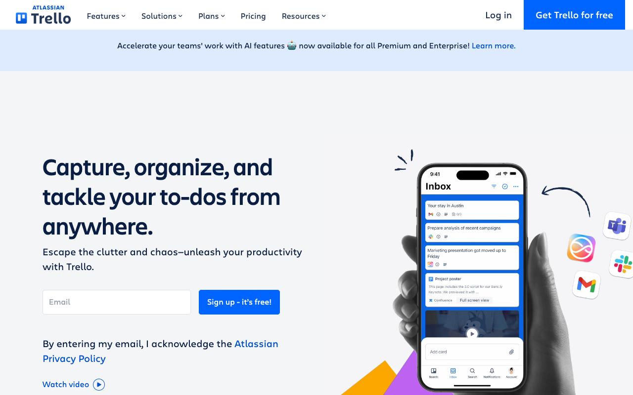 Trello screenshot