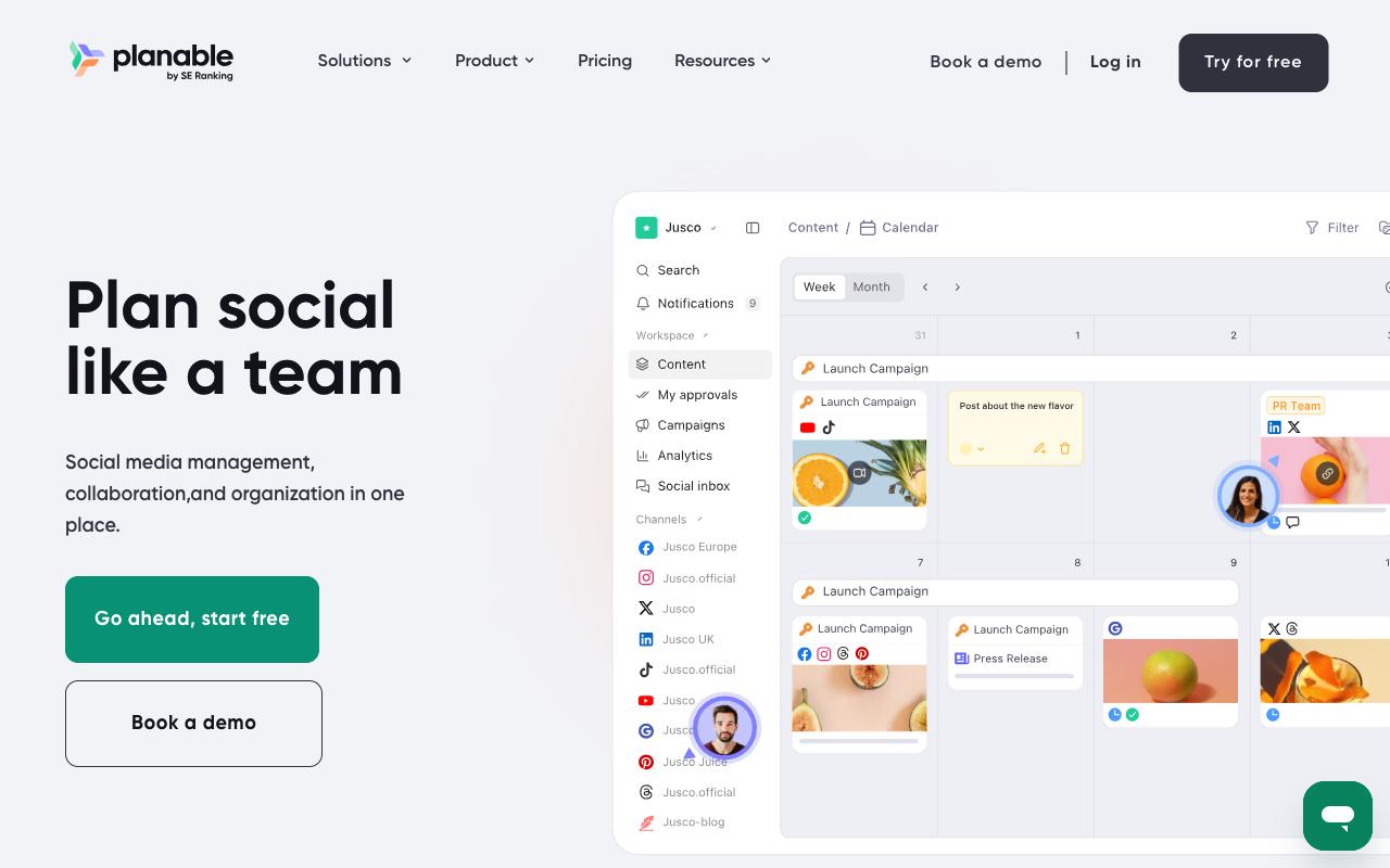 Planable screenshot