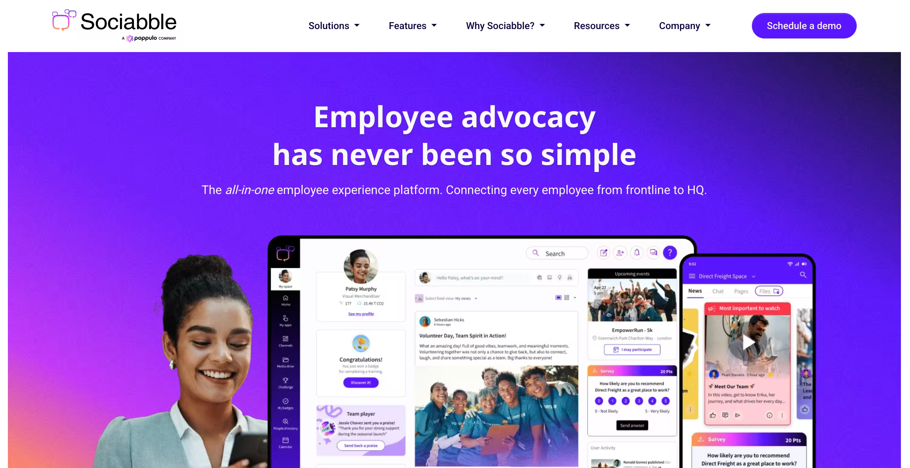 sociabble home page