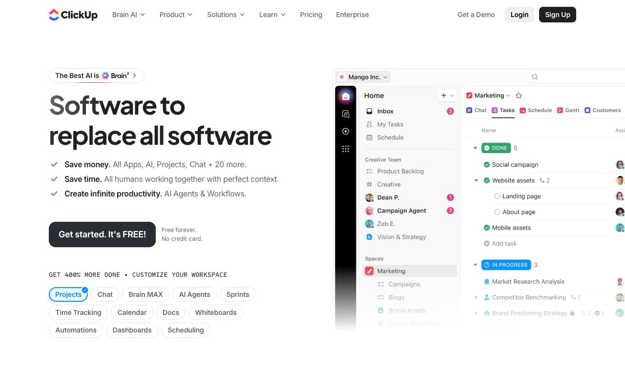 ClickUp screenshot