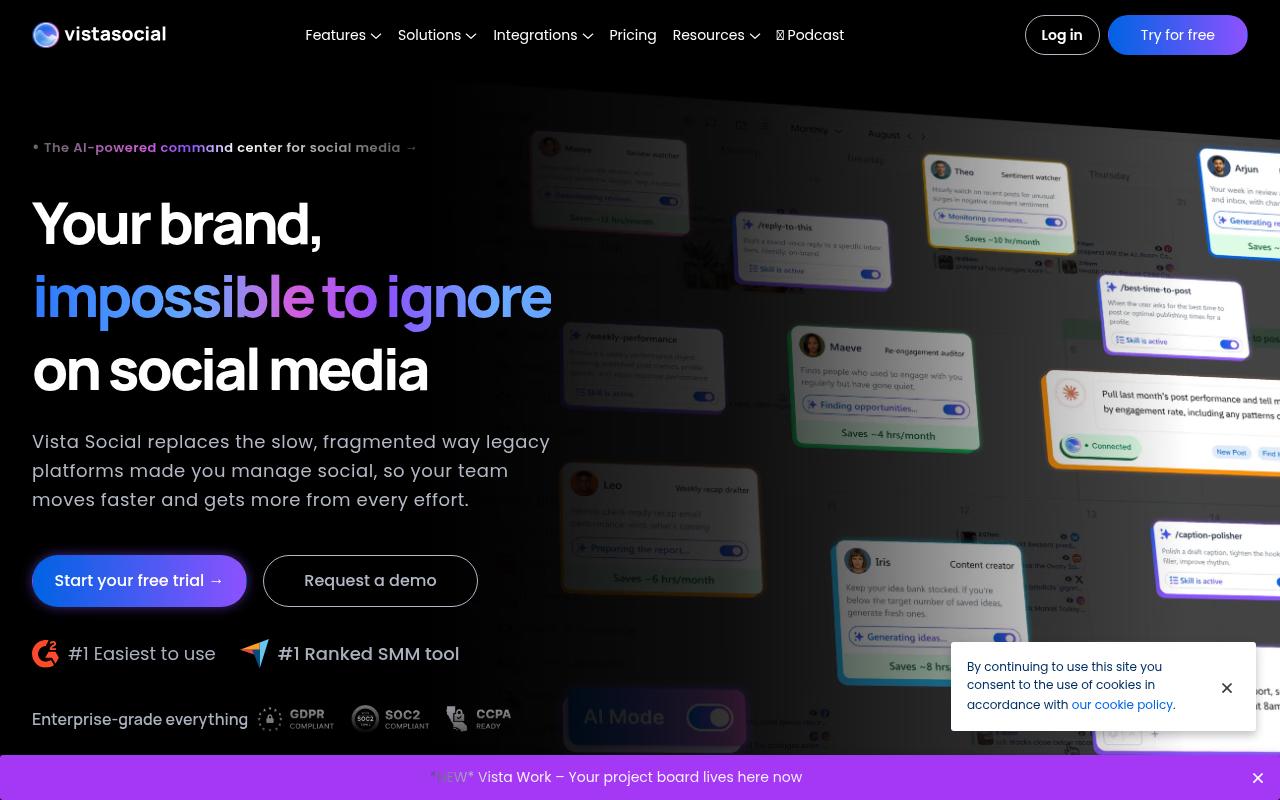 Vista Social screenshot