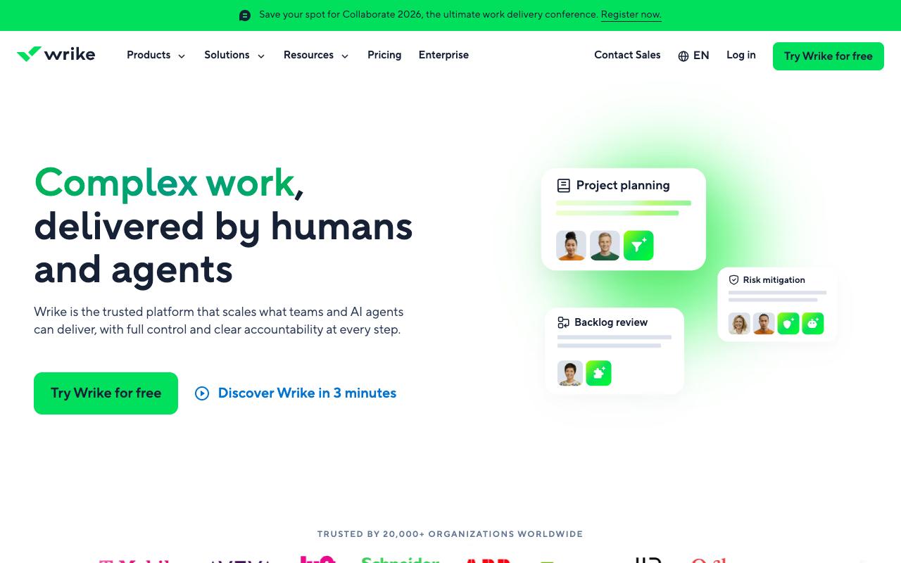 Wrike screenshot