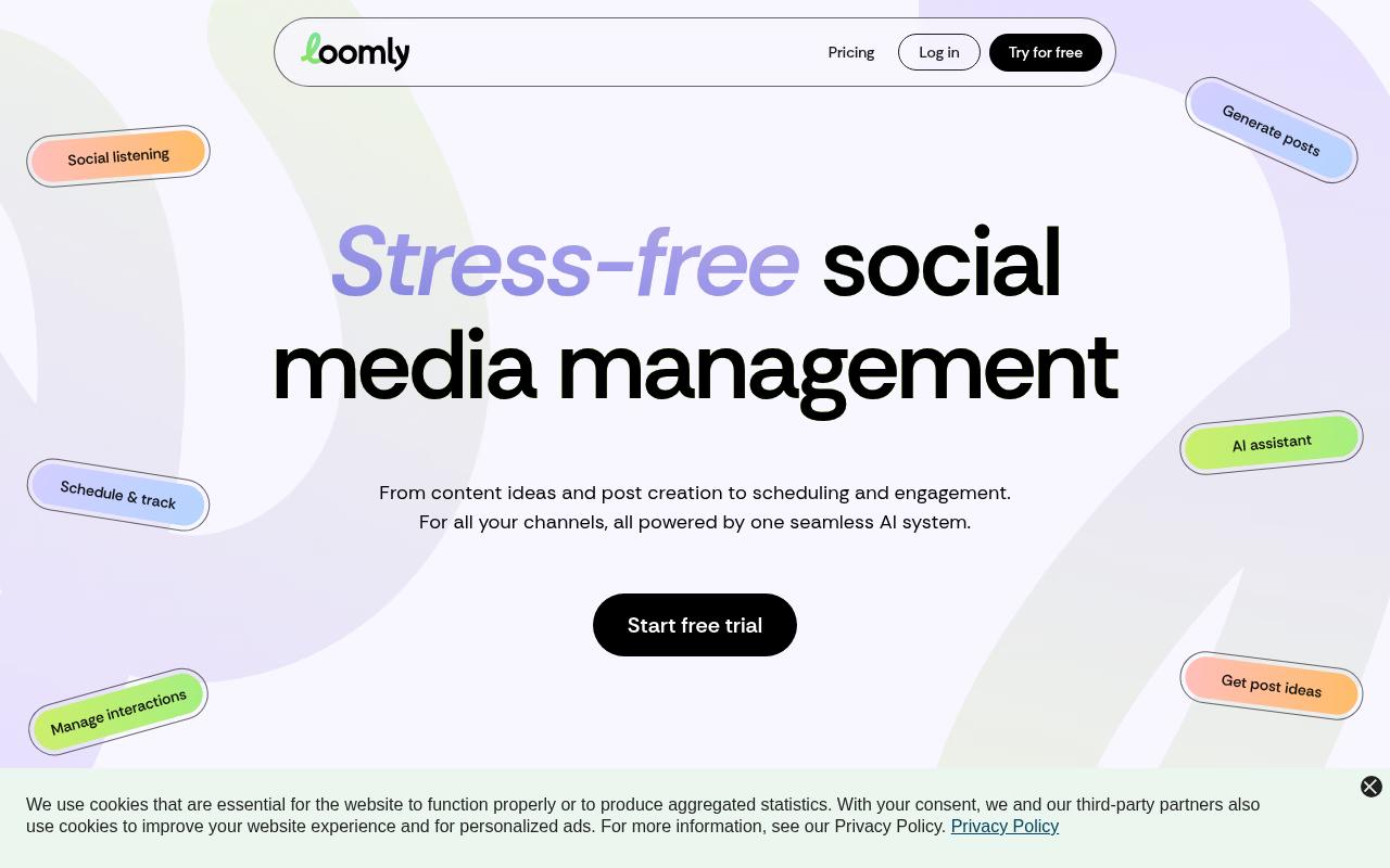 Loomly screenshot