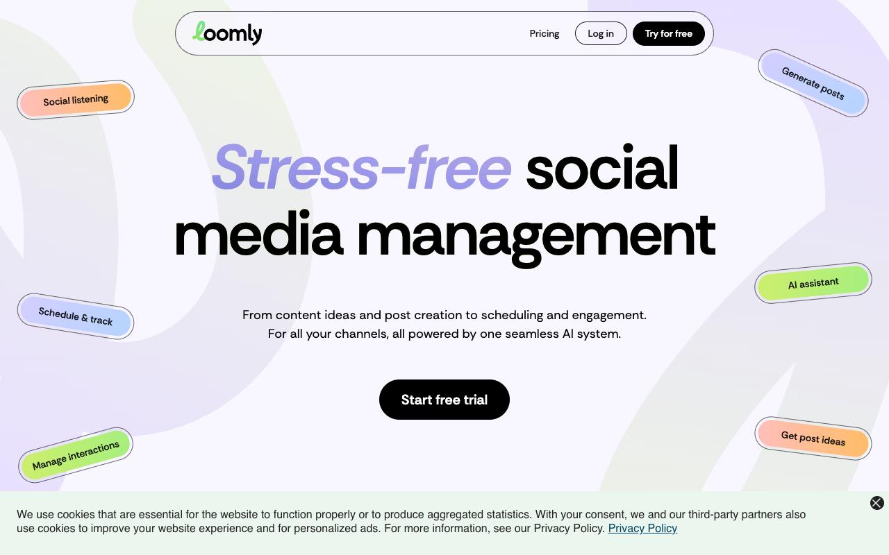 Loomly screenshot