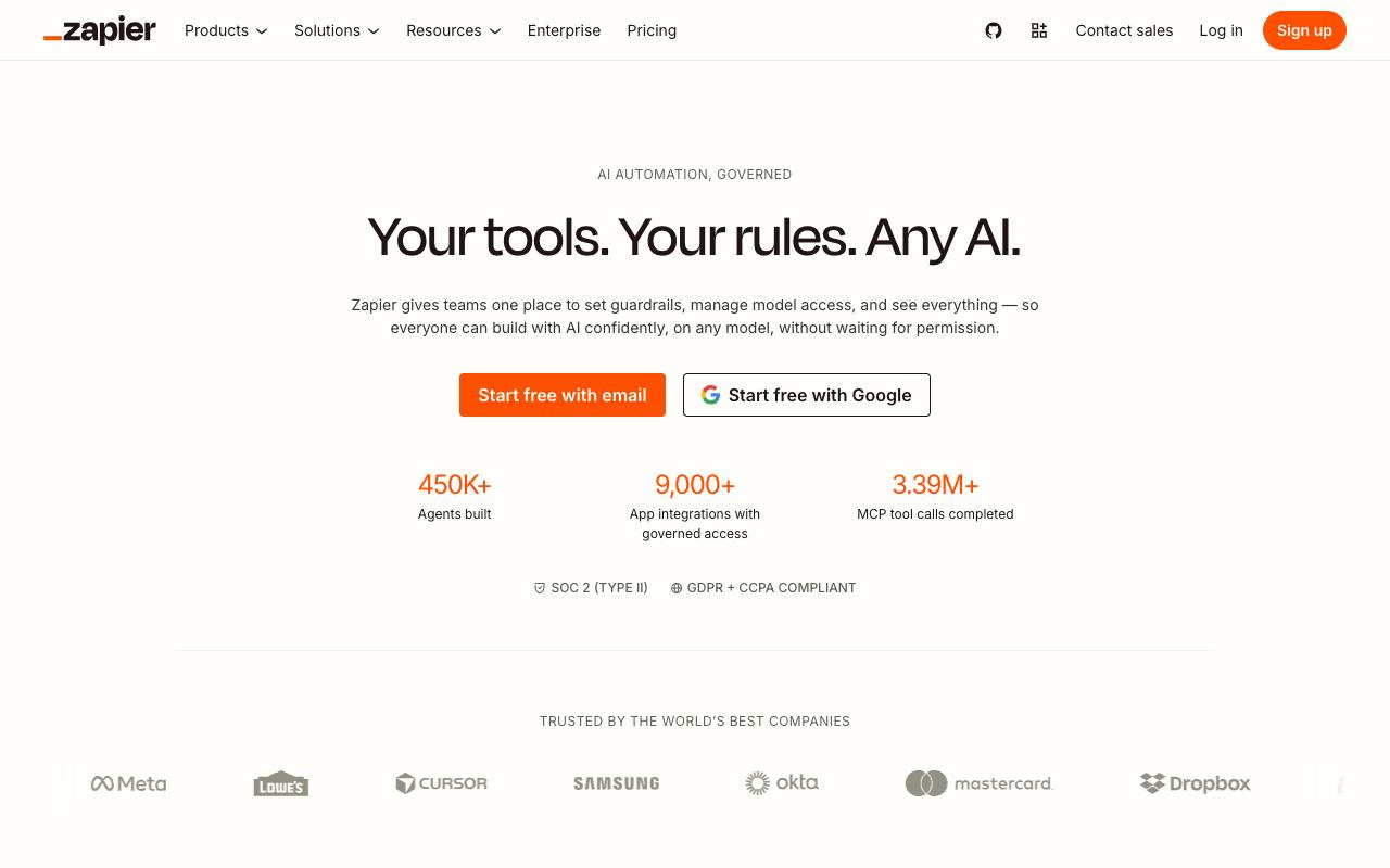 Zapier screenshot