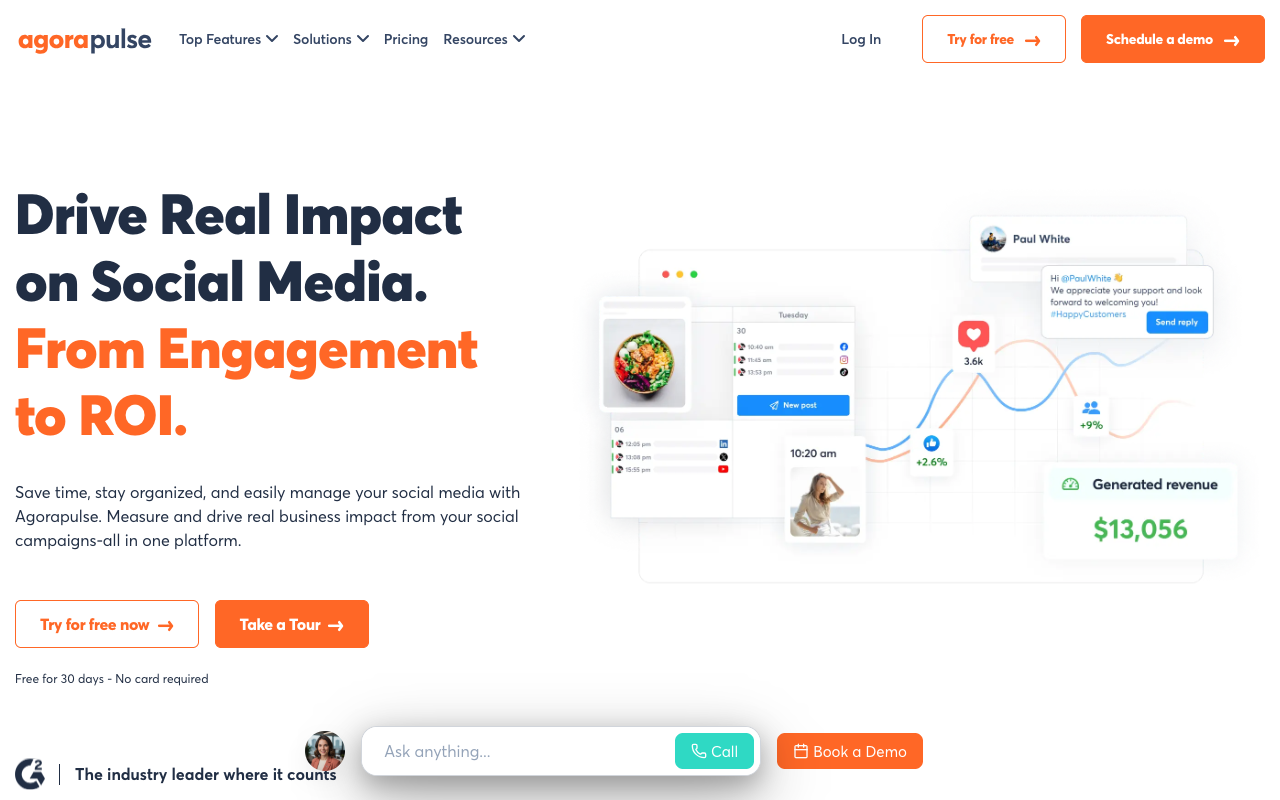 Agorapulse screenshot