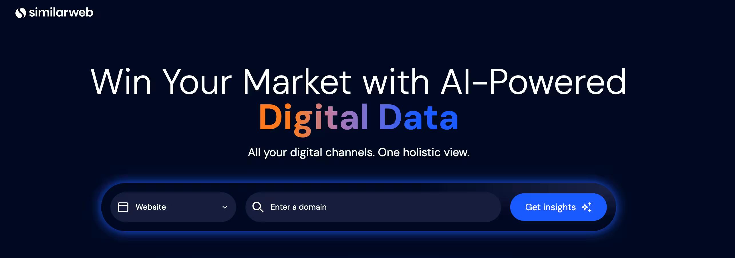 similar web homepage