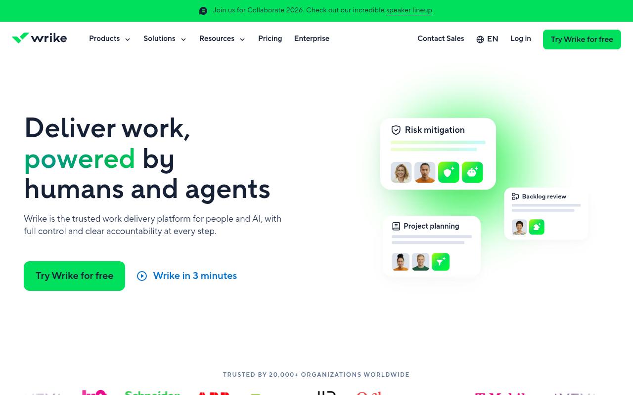 Wrike screenshot