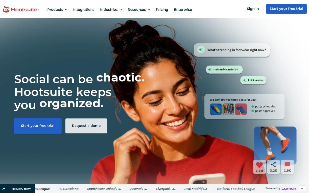 Hootsuite screenshot