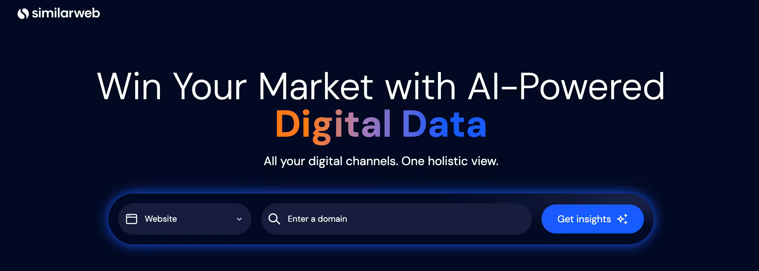 similarweb homepage