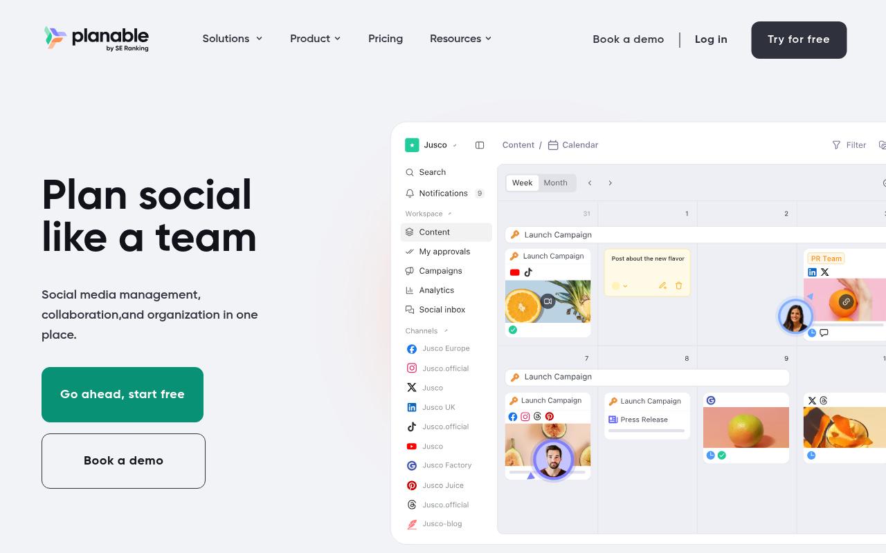 Planable screenshot