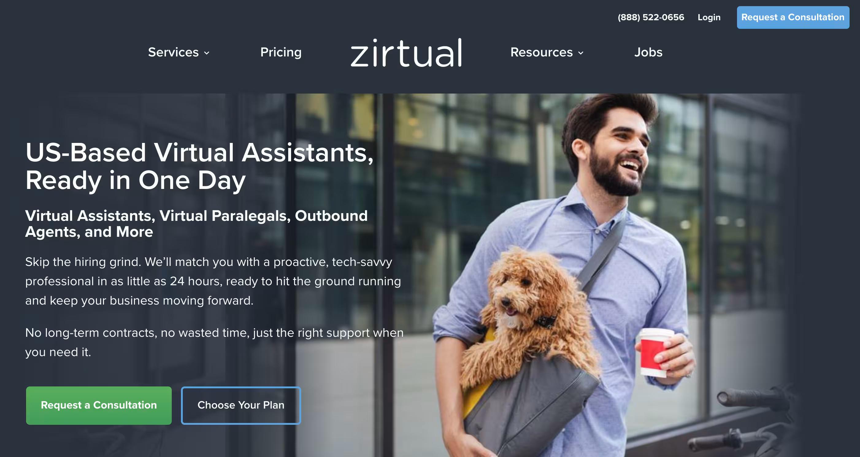 zirtual homepage