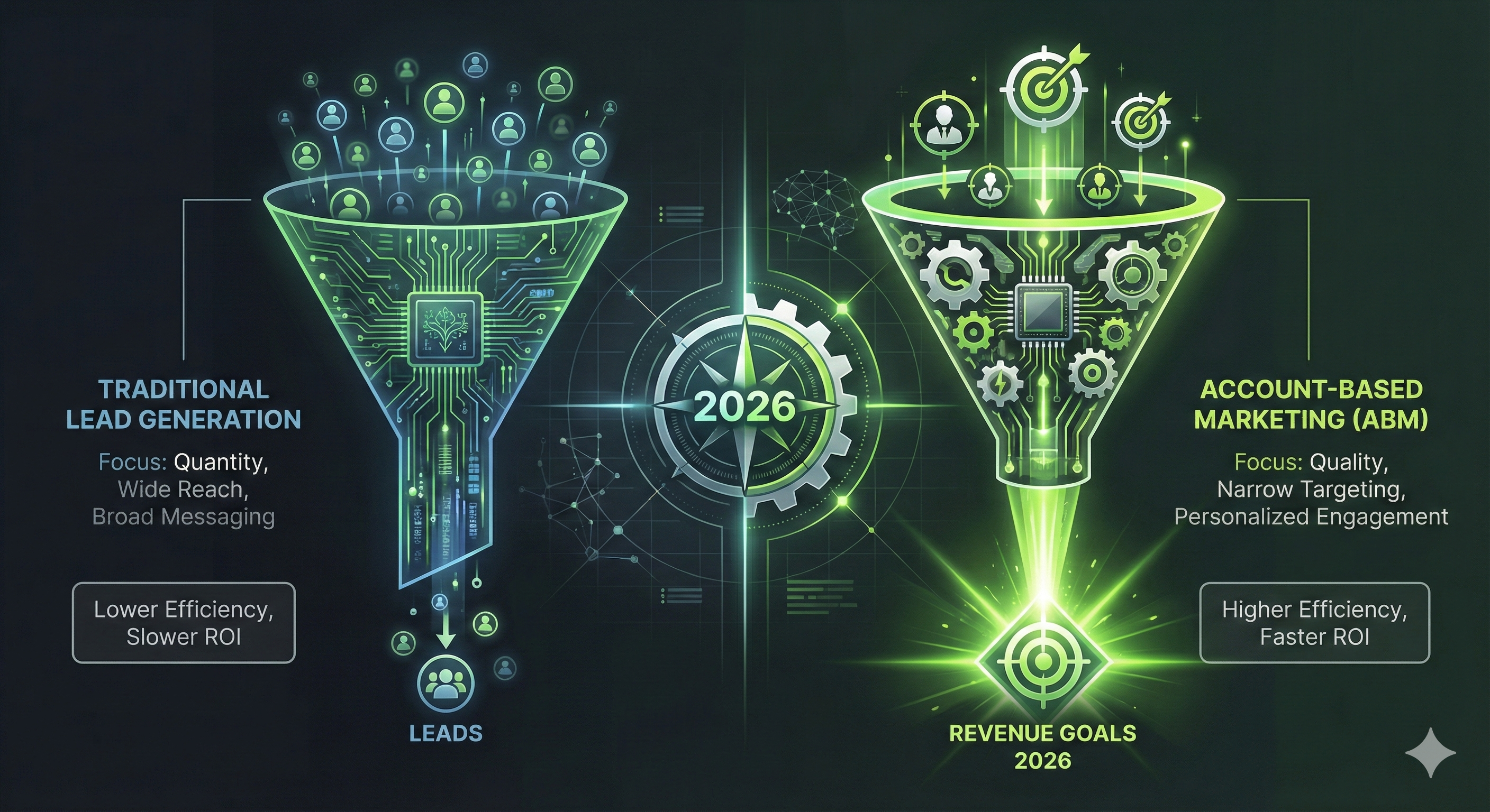 Traditional Lead Generation Vs Account Based Lead Generation