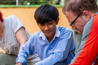 Participants of the WHU Capability Program supporting the community in Cambodia