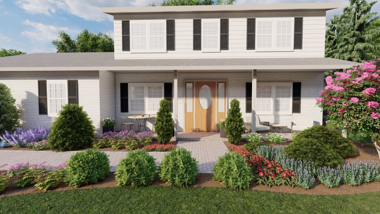 Image of Curb Appeal with Foundation Plantings