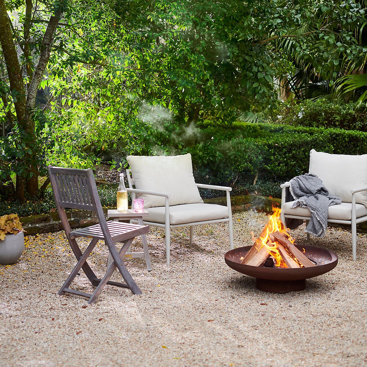 outdoor fire pit seating ideas 