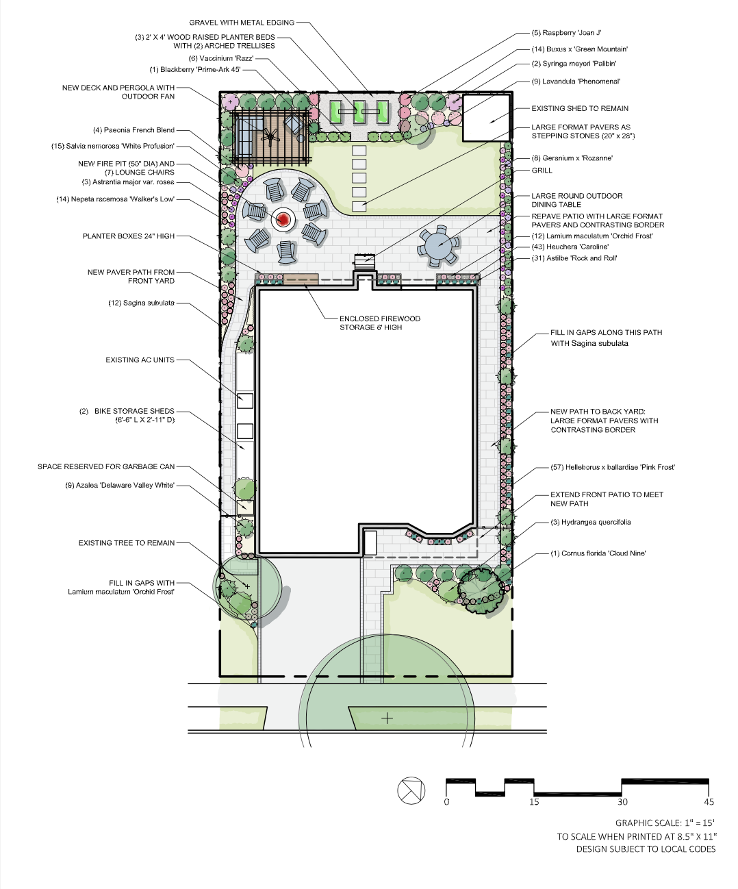 landscape architecture with professional experience planting plan 