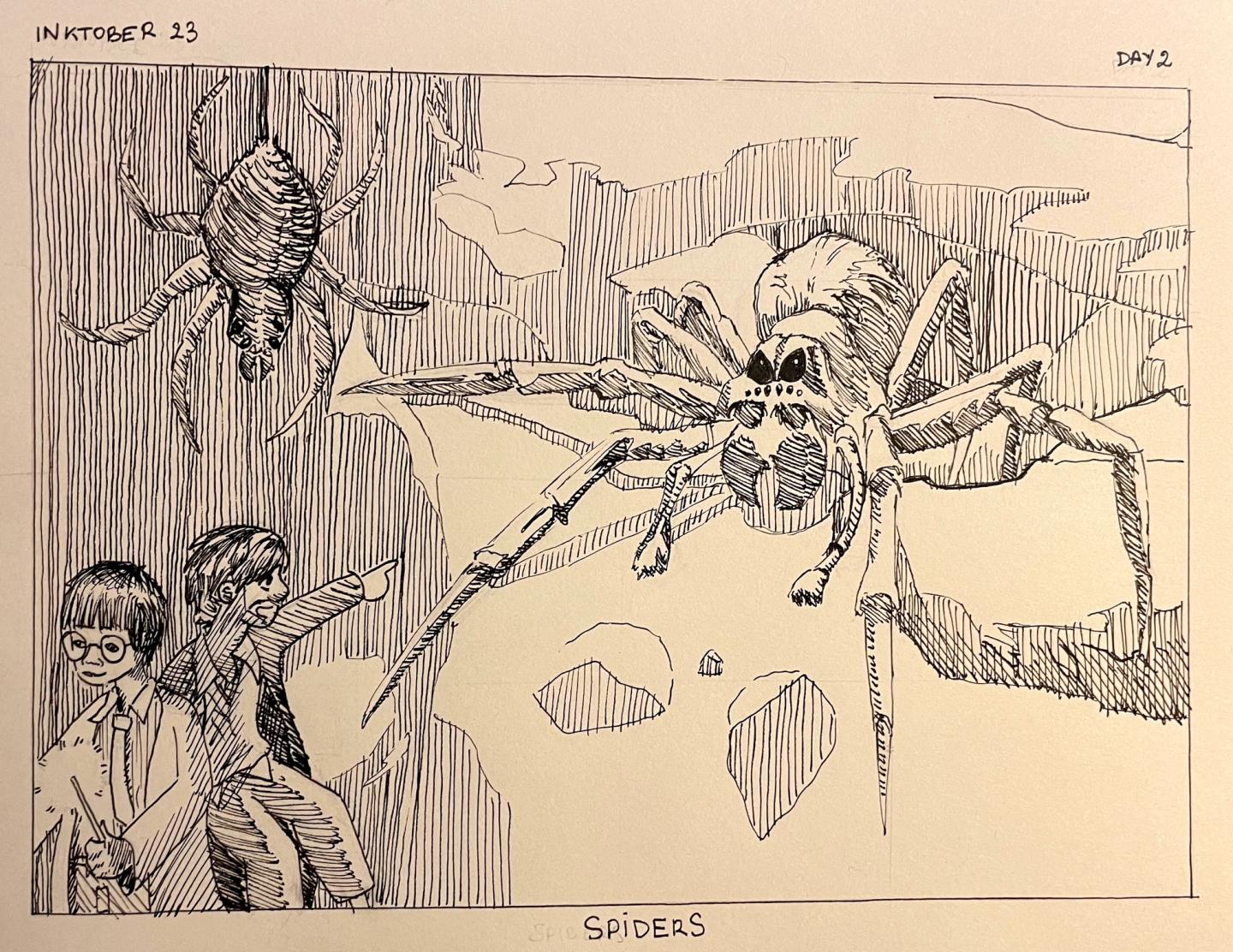 Inktober 2023, day 2