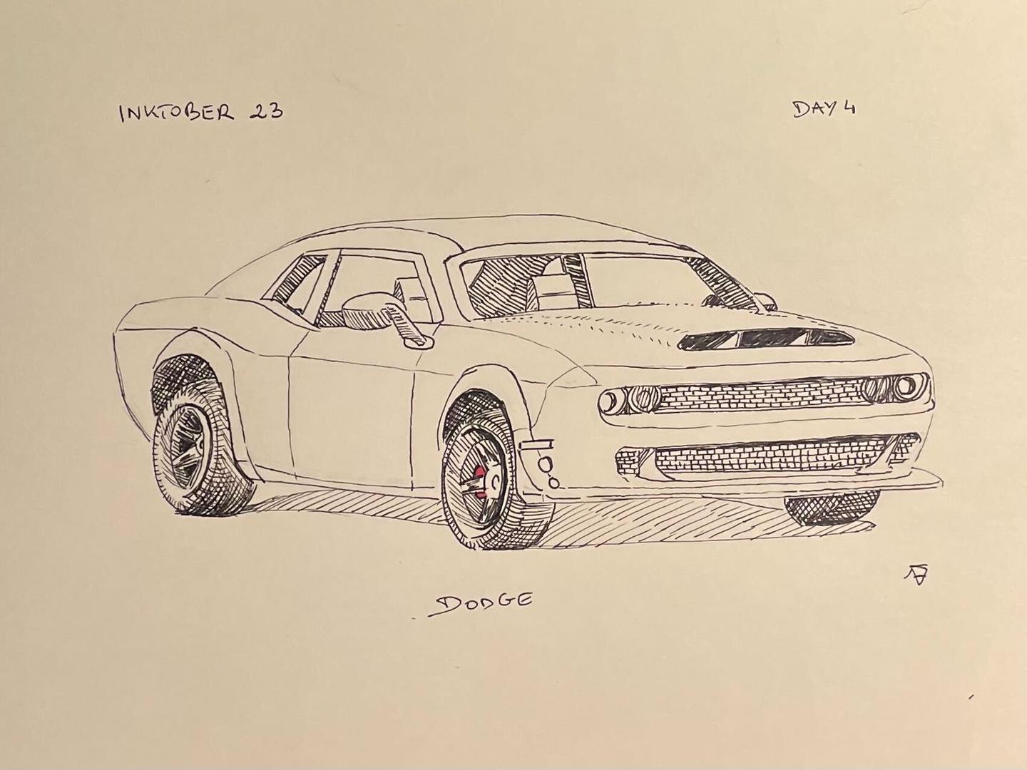 Inktober 2023, day 4