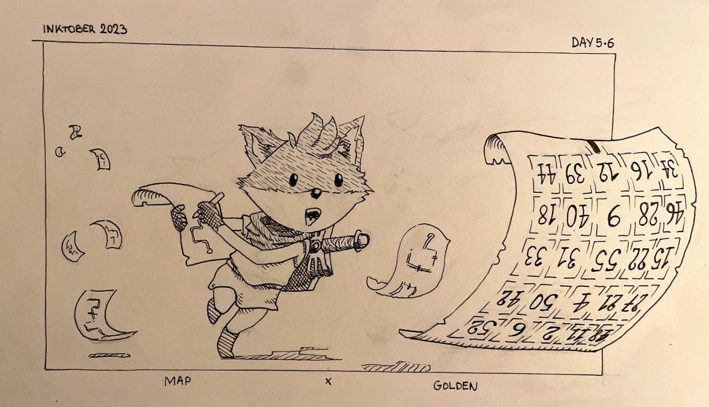 Inktober 2023, day 5 & 6