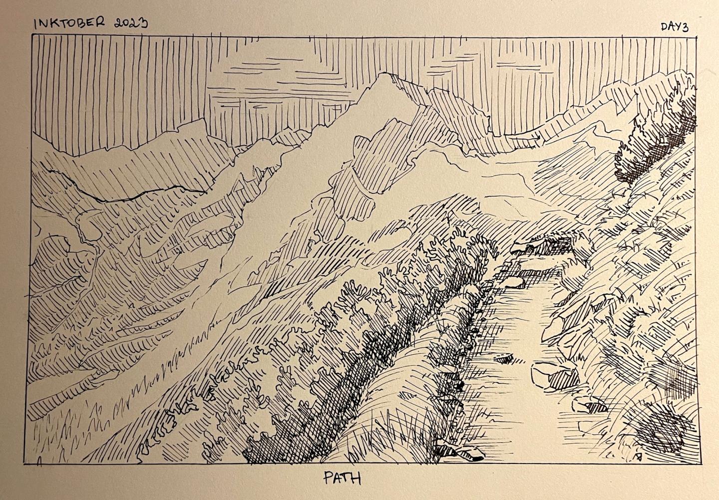 Inktober 2023, day 3