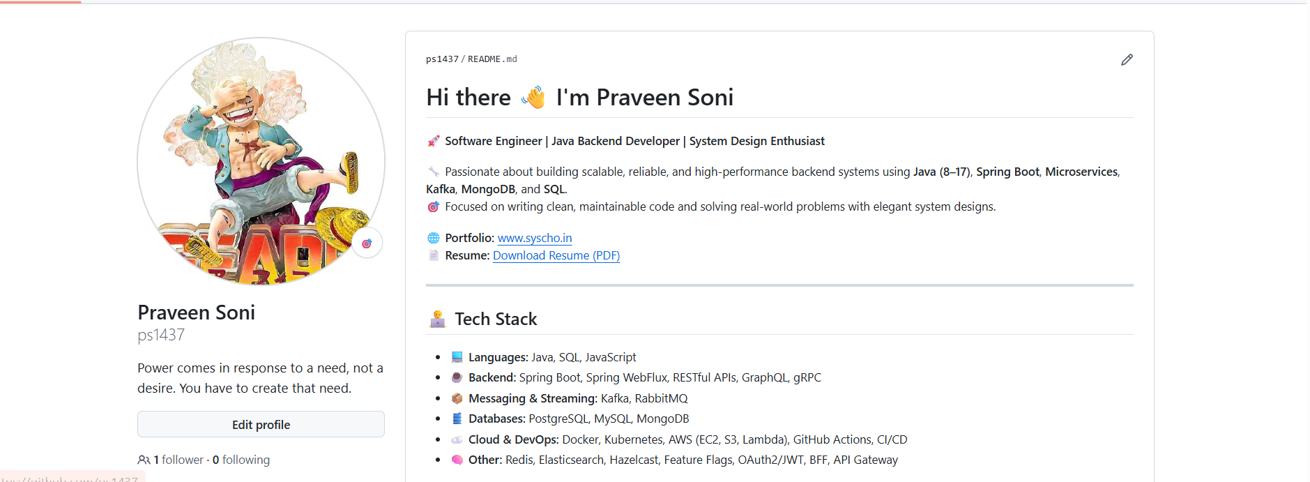 GitHub Profile