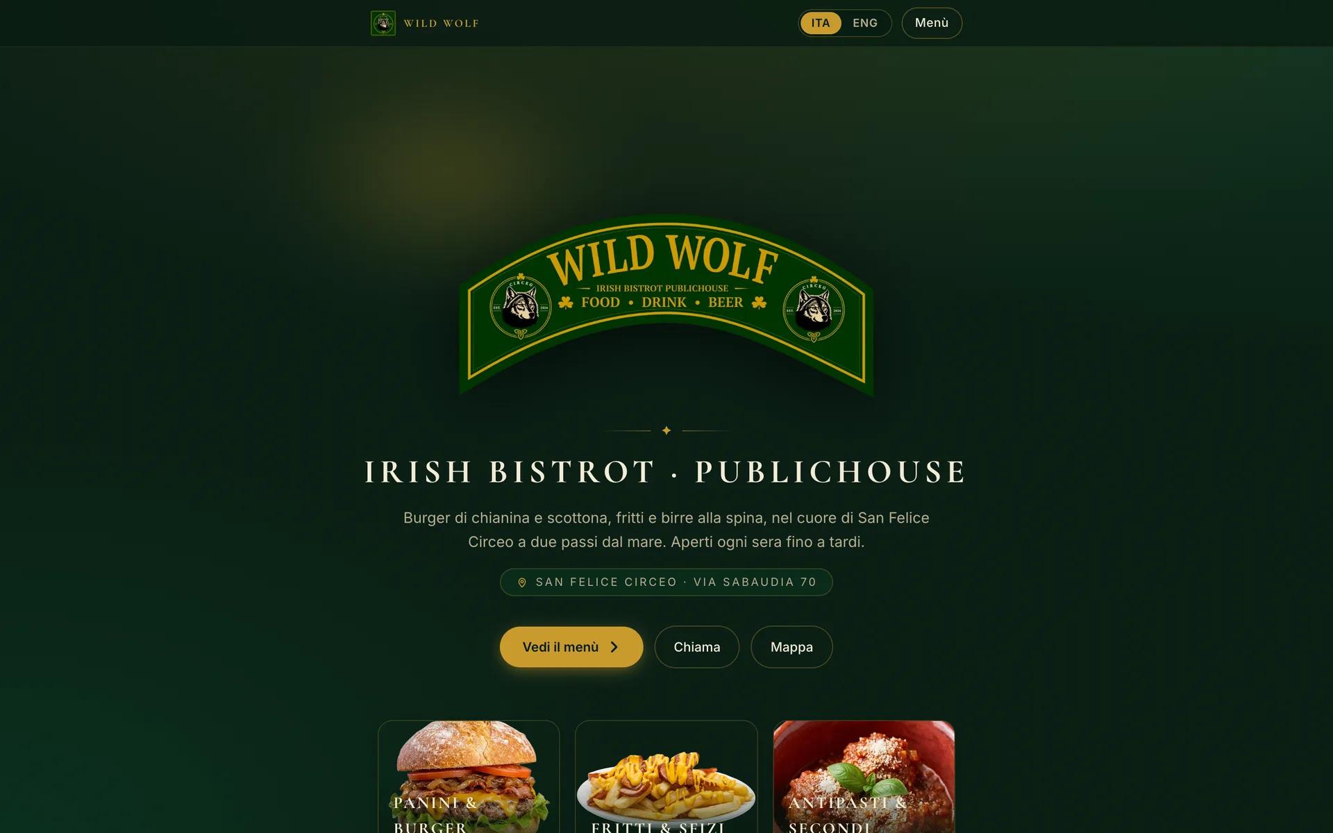 Wild Wolf su desktop