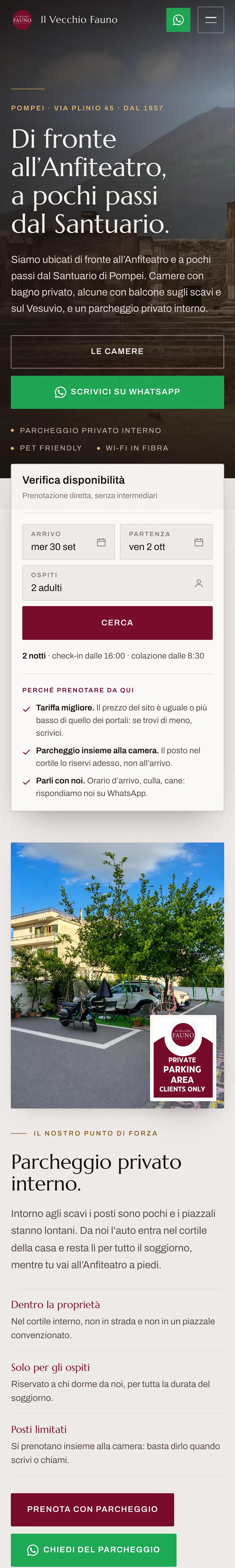 Il Vecchio Fauno su smartphone