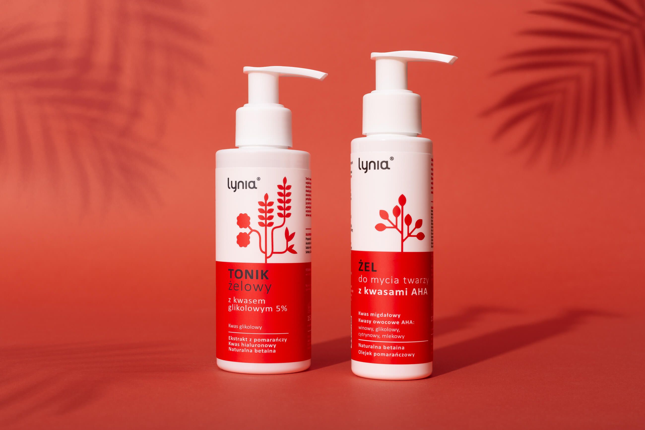 Zdjęcie z sesji reklamowej dla produktów kosmetycznych