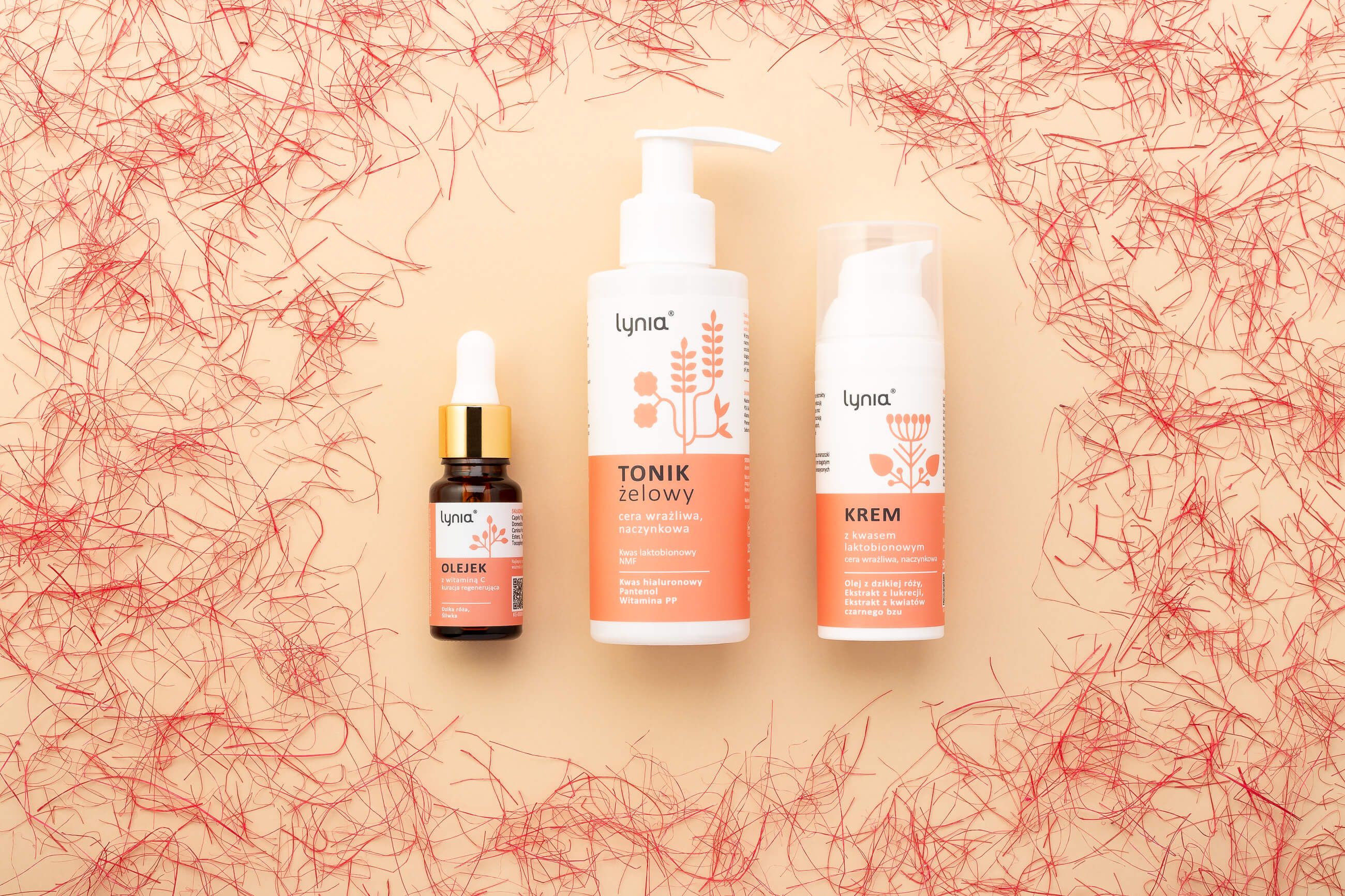 Zdjęcia aranżowane produktów kosmetycznych