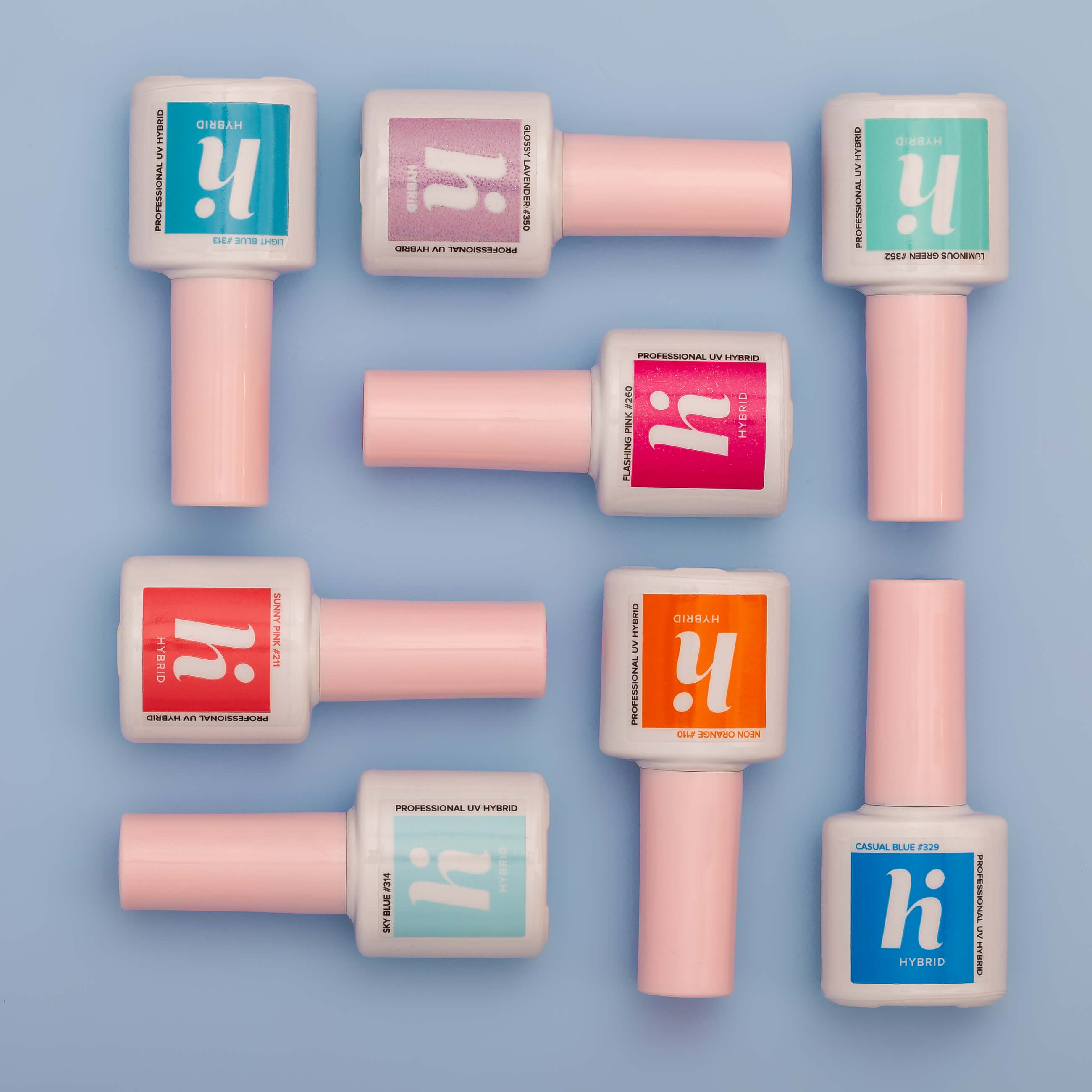 Zdjęcia aranżowane produktów kosmetycznych - lakiery do paznokci