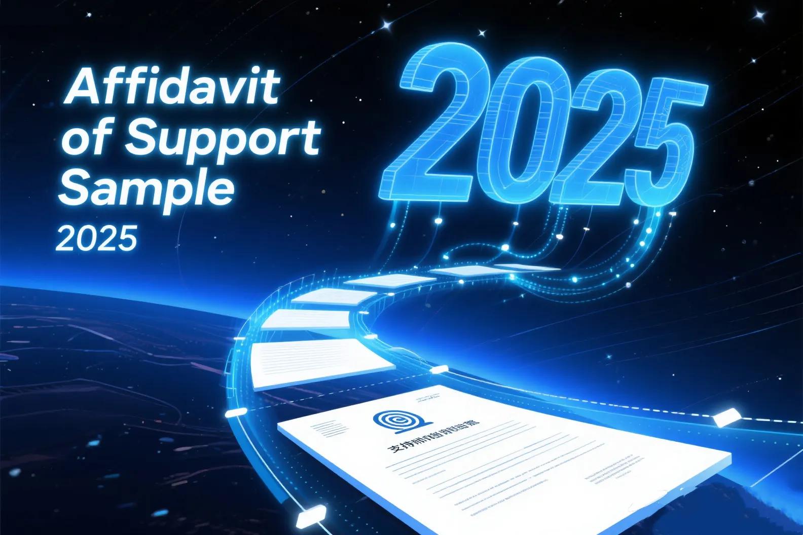 Affidavit of Support Sample 2025: Complete Guide with Example Template