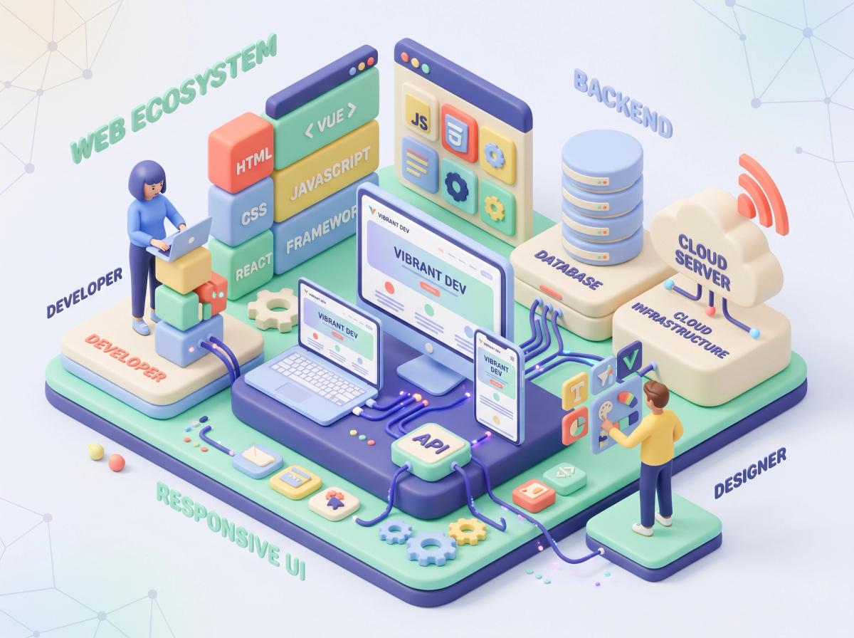 web app illustration