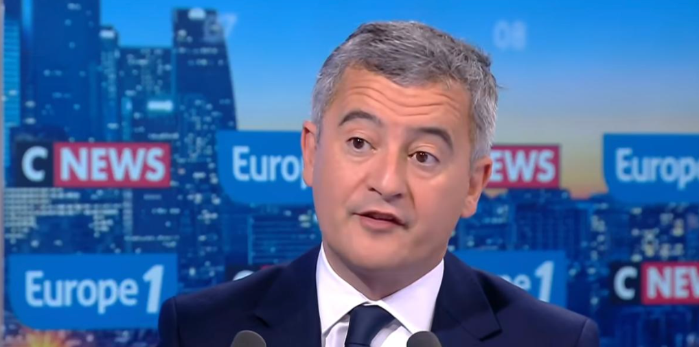 French Minister of Justice Gérald Darmanin on CNews