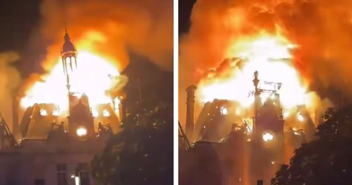 Destroy Crops Leftist rioters torch, destroy 143-year-old town hall in France as 400 ...