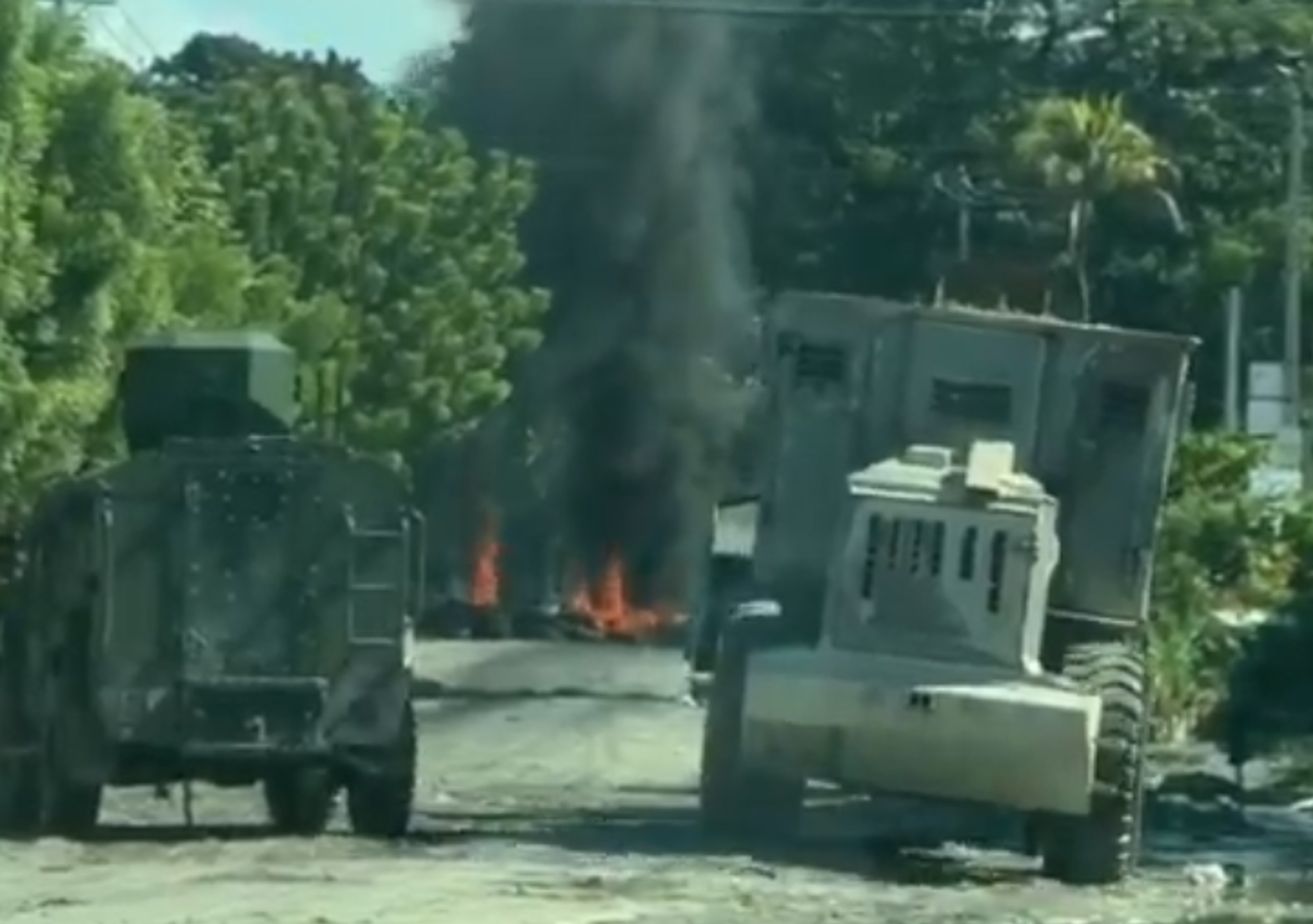 armor vehicles in Haiti 