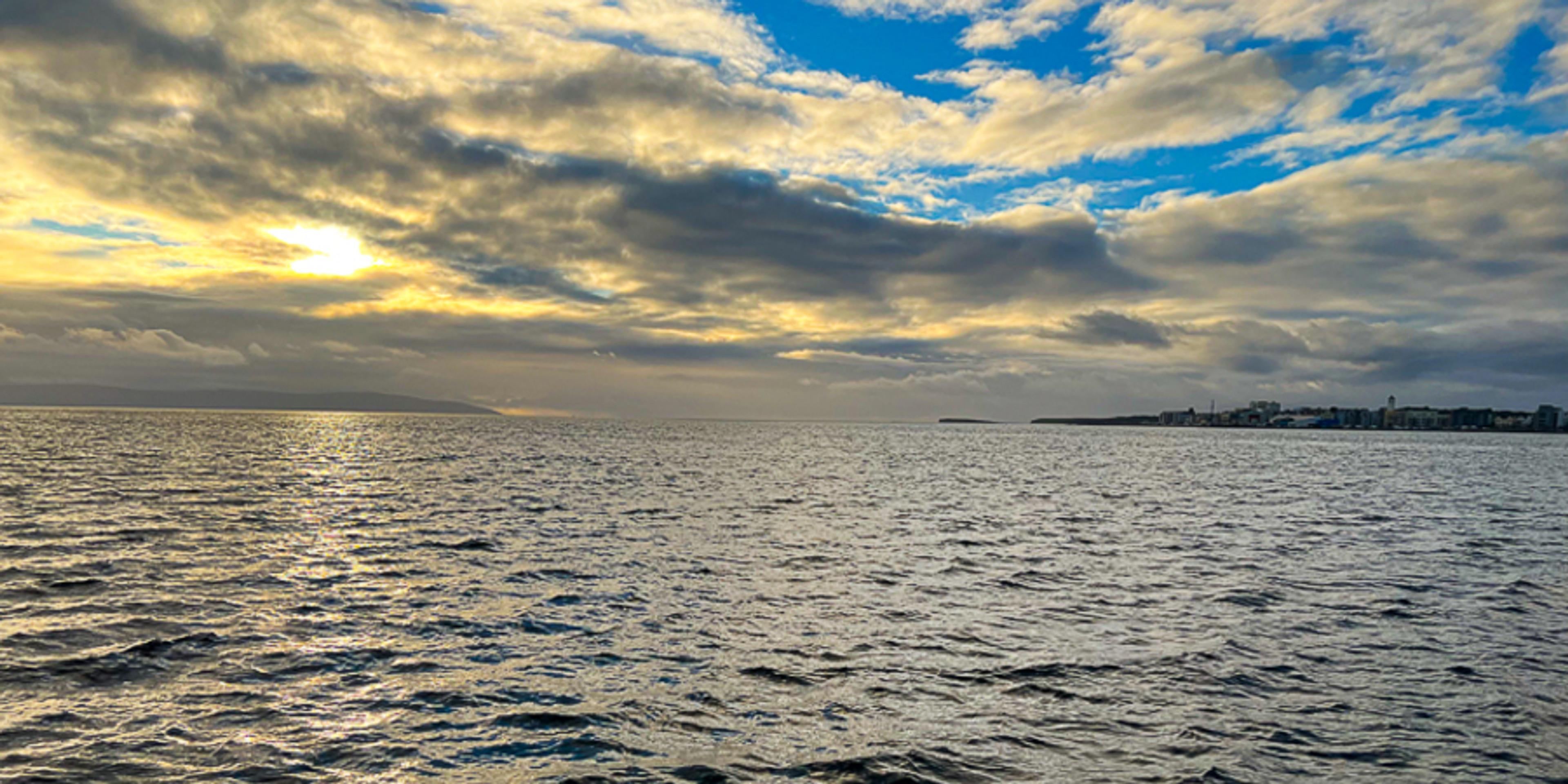 Looking Towards Atlantic Ocean From Mutton Island