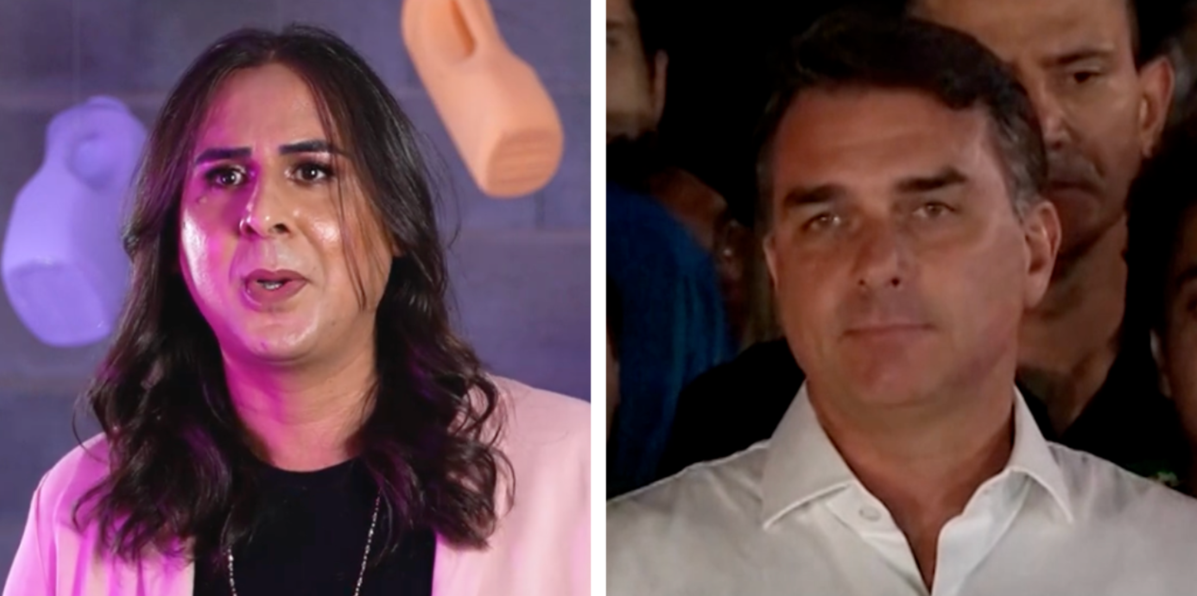 Duda Salabert, Flavio Bolsonaro