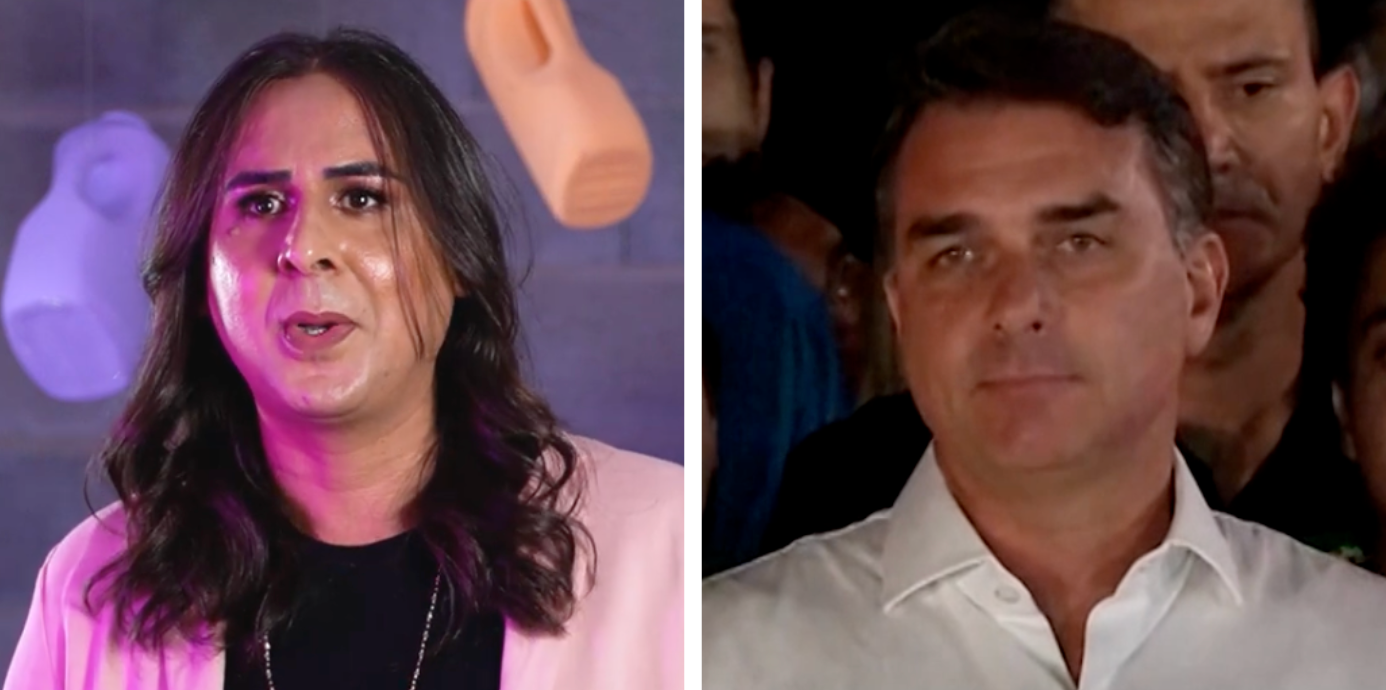 Duda Salabert, Flavio Bolsonaro