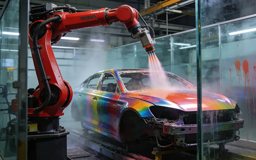 3D simulation technology applications in automotive manufacturing and production: robot simulation
