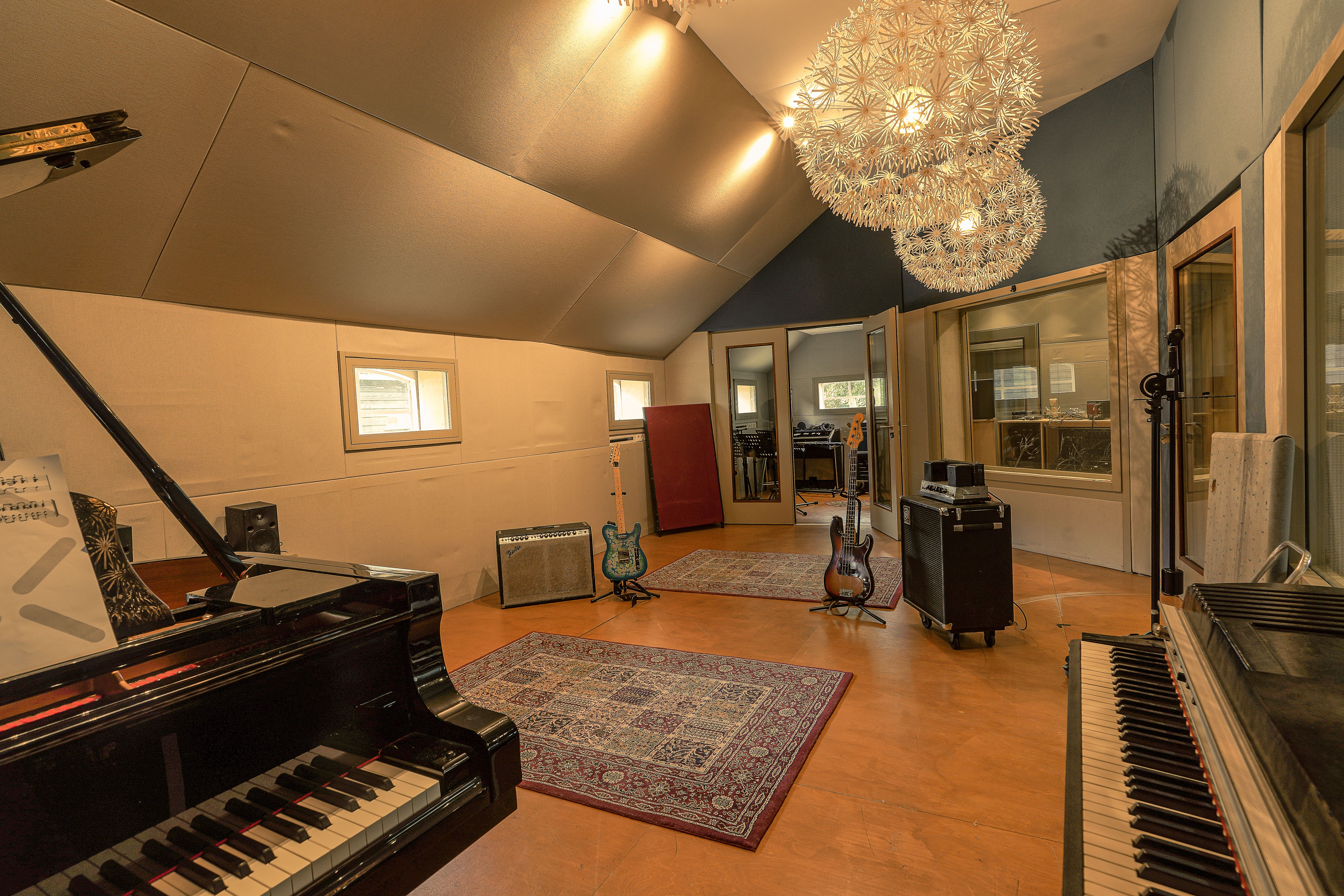 The recording room