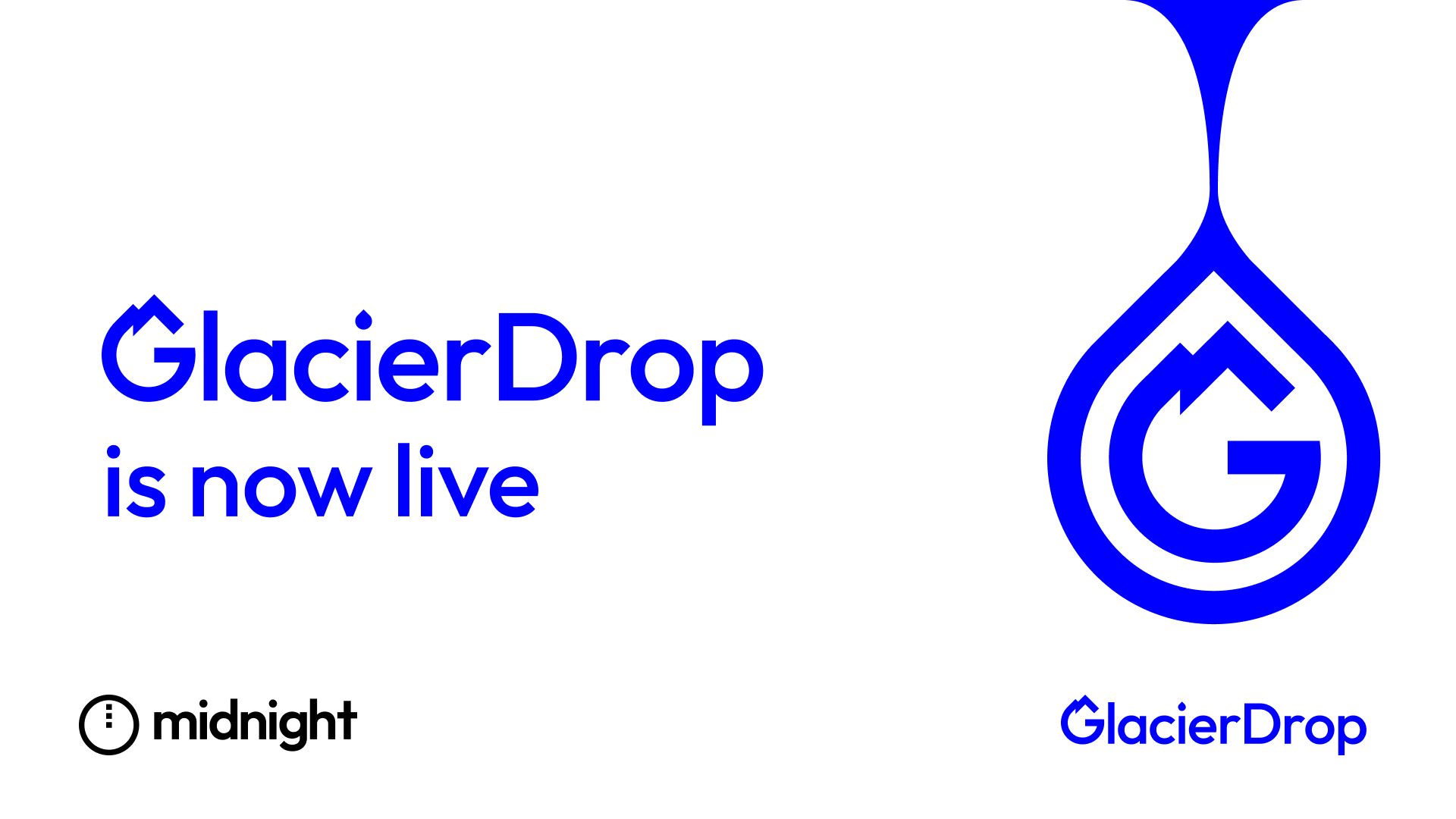 Midnight Blog | The Glacier Drop claim portal is now open