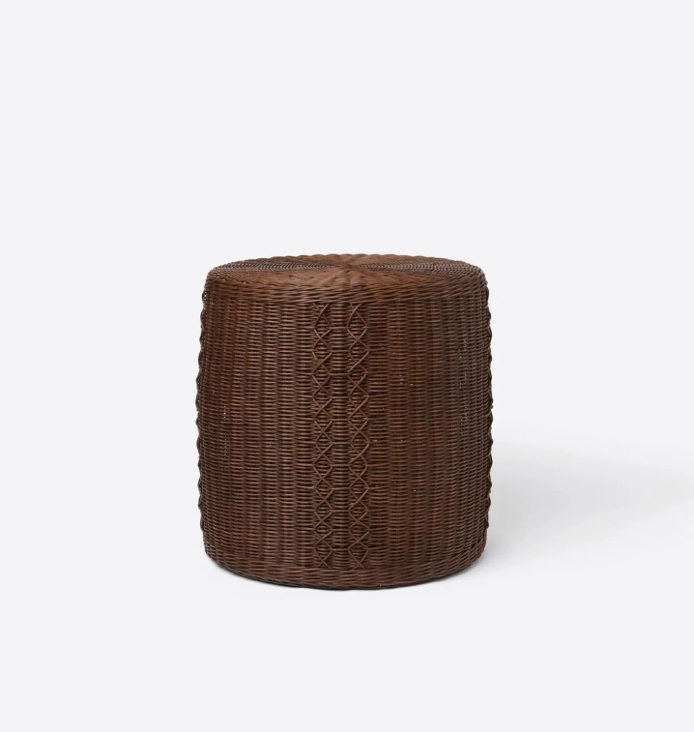Olivia Wicker Stool