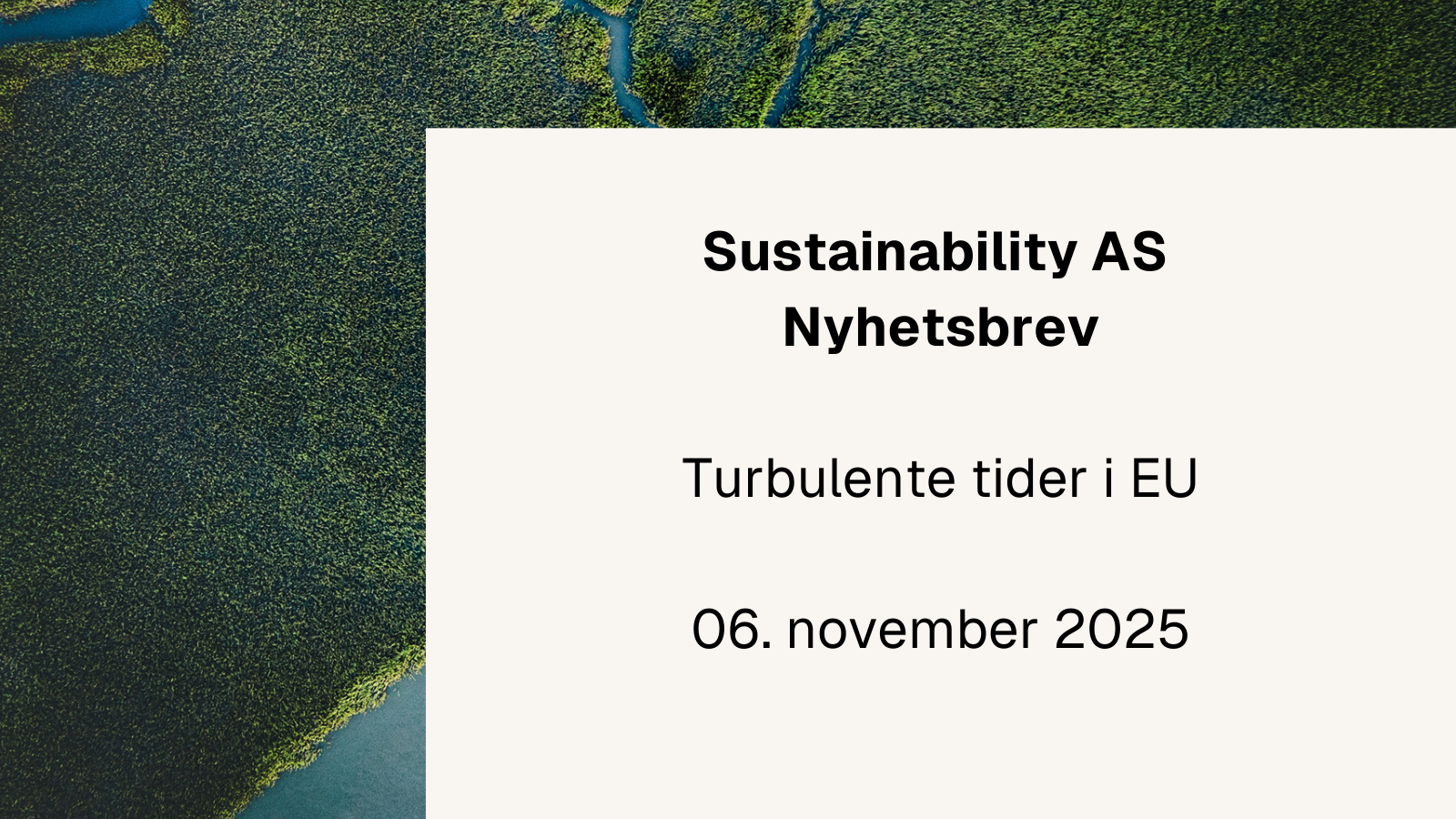 Turbulente tider i EU