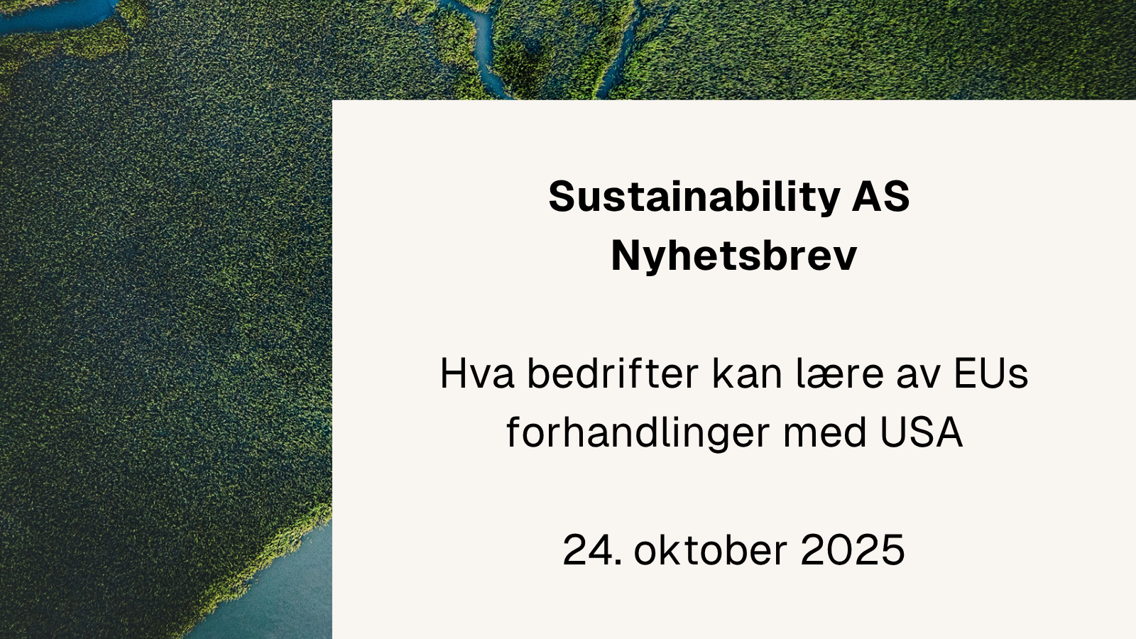 EU-oppdateringer og hva bedrifter kan lære av EUs forhandlinger med USA