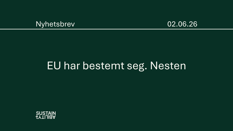 EU har bestemt seg. Nesten.